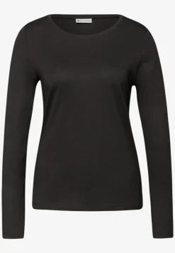 Basic shirt met ronde hals