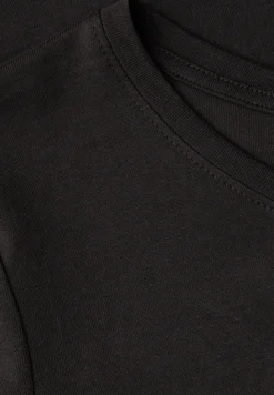 Basic shirt met ronde hals