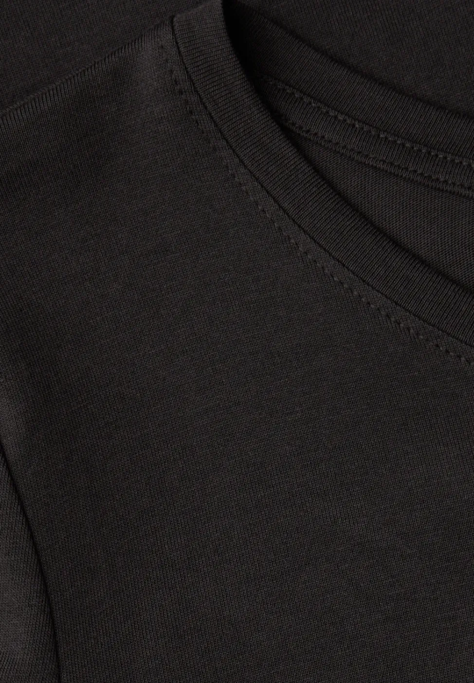 Basic shirt met ronde hals