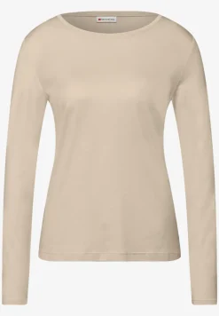 Basic shirt met ronde hals