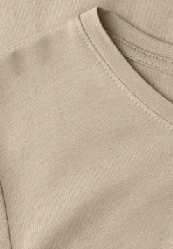 Basic shirt met ronde hals