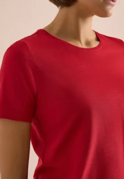 Basic Shirt met ronde hals