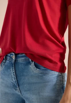Basic Shirt met ronde hals