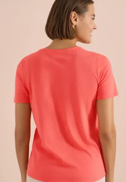 Basic Shirt met ronde hals