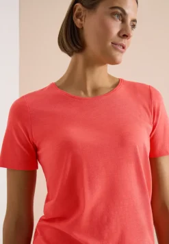 Basic Shirt met ronde hals