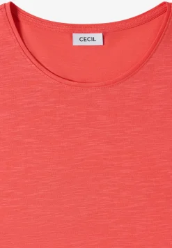 Basic Shirt met ronde hals