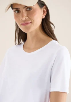 Basic Shirt met ronde hals