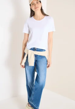 Basic Shirt met ronde hals