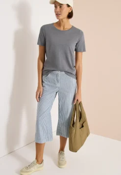 Basic Shirt met ronde hals