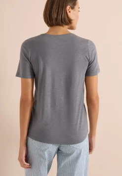 Basic Shirt met ronde hals