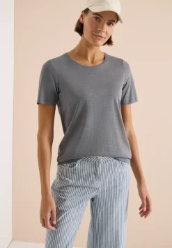 Basic Shirt met ronde hals