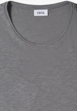 Basic Shirt met ronde hals