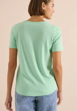 Basic Shirt met ronde hals