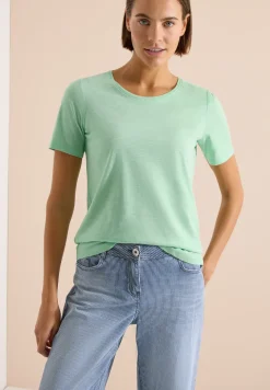 Basic Shirt met ronde hals