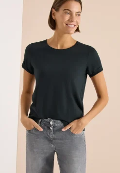 Basic Shirt met ronde hals
