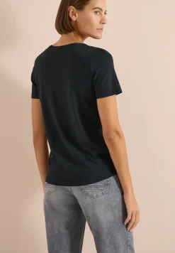 Basic Shirt met ronde hals