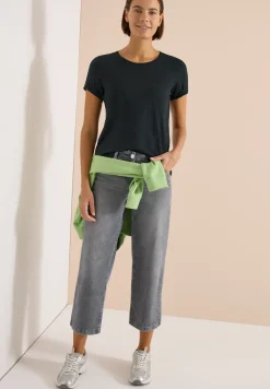 Basic Shirt met ronde hals