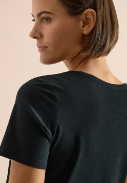 Basic Shirt met ronde hals