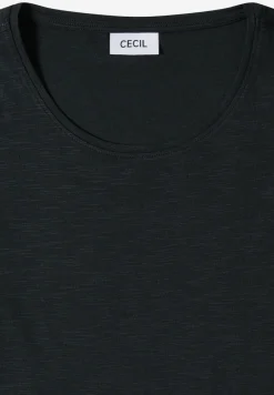 Basic Shirt met ronde hals