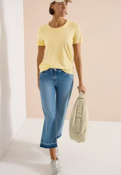 Basic Shirt met ronde hals