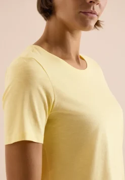 Basic Shirt met ronde hals