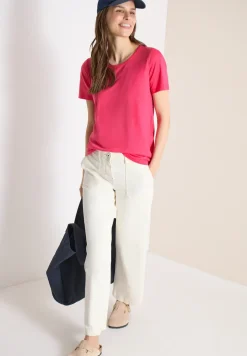 Basic Shirt met ronde hals
