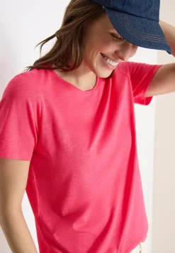 Basic Shirt met ronde hals