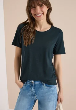 Basic Shirt met ronde hals