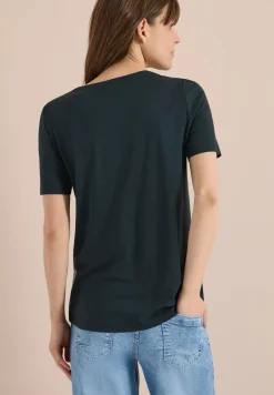 Basic Shirt met ronde hals