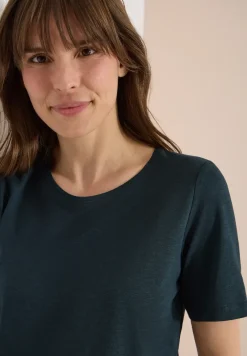 Basic Shirt met ronde hals