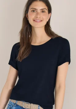 Basic Shirt met ronde hals