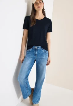 Basic Shirt met ronde hals