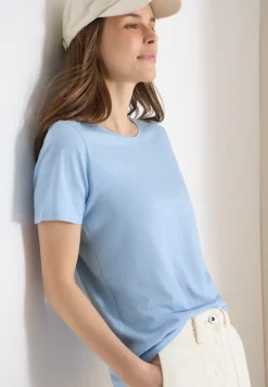 Basic Shirt met ronde hals
