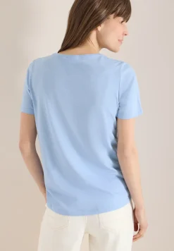 Basic Shirt met ronde hals