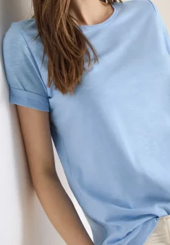 Basic Shirt met ronde hals