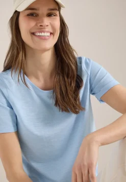 Basic Shirt met ronde hals