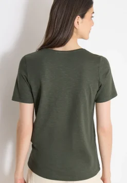 Basic Shirt met ronde hals