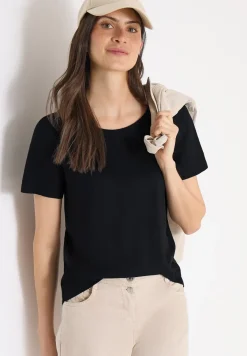 Basic Shirt met ronde hals