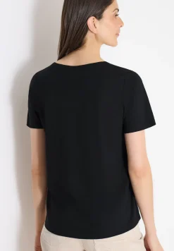 Basic Shirt met ronde hals