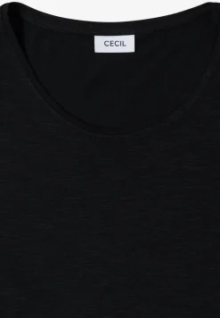 Basic Shirt met ronde hals