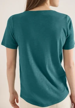 Basic Shirt met ronde hals