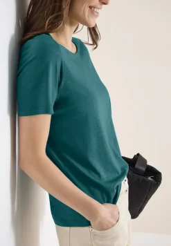 Basic Shirt met ronde hals
