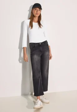 Basic shirt met ronde hals