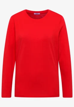 Basic shirt met ronde hals