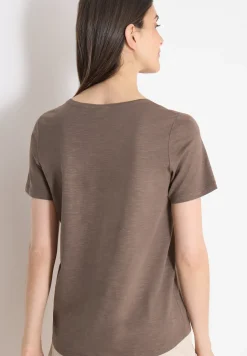 Basic Shirt met ronde hals