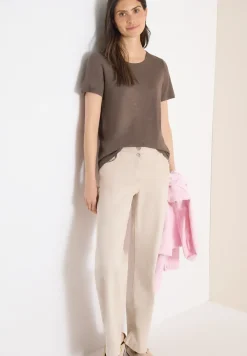 Basic Shirt met ronde hals