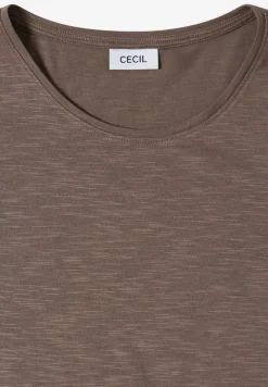 Basic Shirt met ronde hals