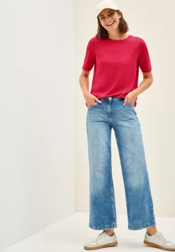Basic Shirt met ronde hals