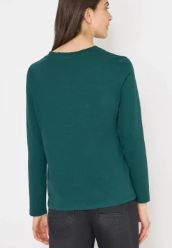 Basic shirt met ronde hals