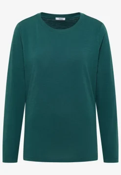 Basic shirt met ronde hals